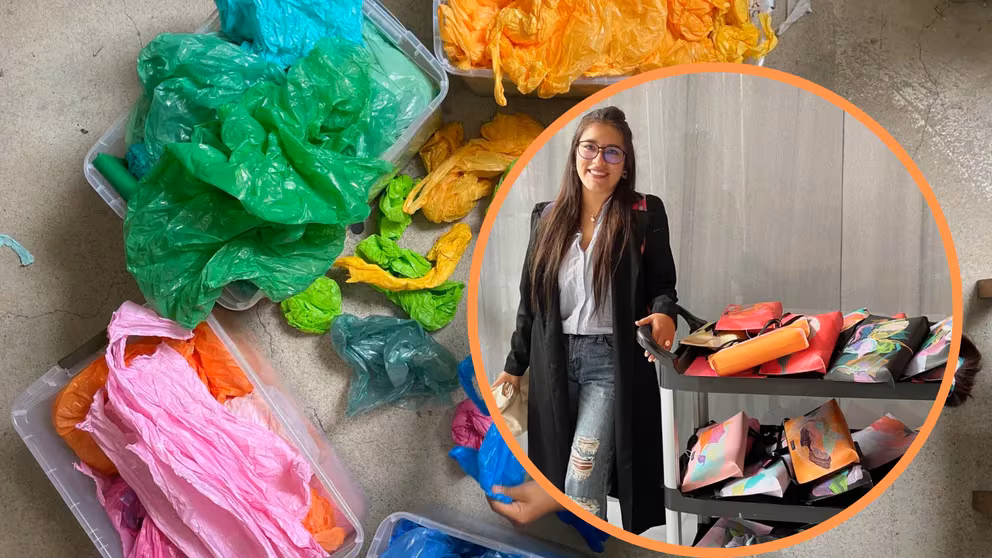 De bolsas plásticas a accesorios de moda sostenible: La innovadora...